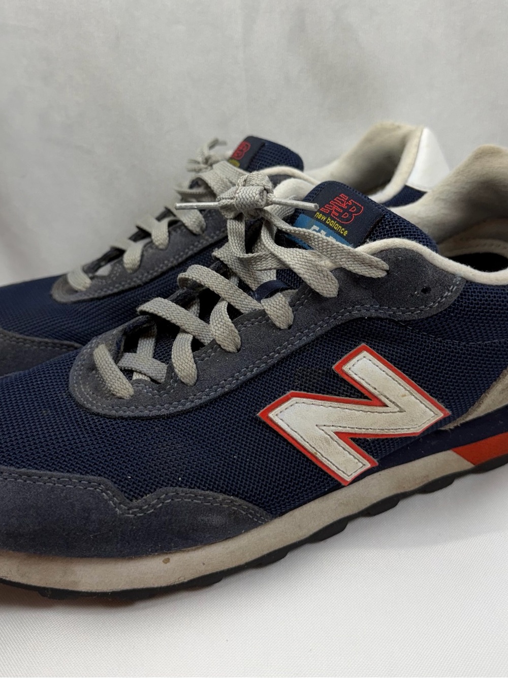 New Balance 515 Navy Blue Running Walking Shoes Sneakers Mens 11.5 D ML515WR3